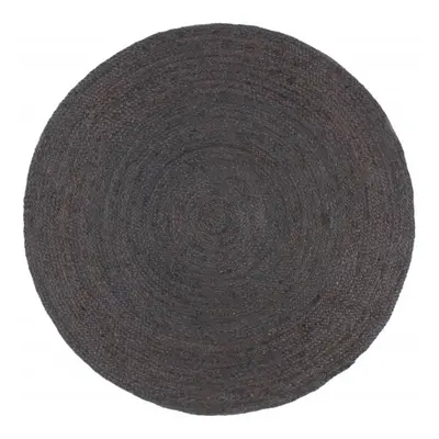 (dark grey, 81) vidaXL Handmade Rug Living Room Floor Carpet Area Rug Floor Mat Jute Round