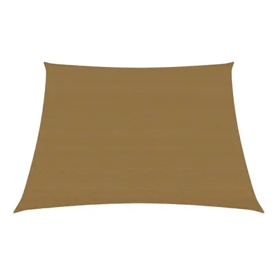 vidaXL Sunshade Sail g/mÂ² Taupe 3/4x3 m HDPE Sunscreen Patio Shade Canopy