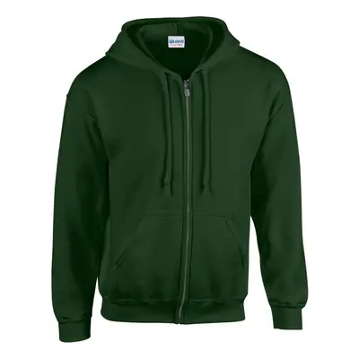 (3XL, Forest Green) Gildan Mens Heavy Blend Full Zip Hoodie