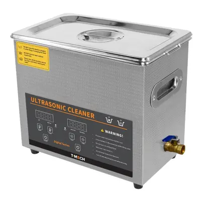 Digital Ultrasonic Cleaner 6L Steel Ultra Sonic Bath Cleaning Tank Timer Heater