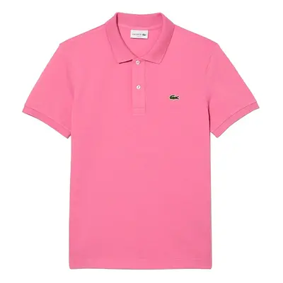 (Bright Pink, M) Lacoste L1212 Mens Polo Shirts Golf SportsÂ Tee