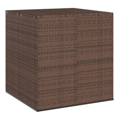 (brown, x 97.5 x cm) vidaXL Garden Cushion Box PE Rattan Patio Storage Box Multi Colours/Sizes