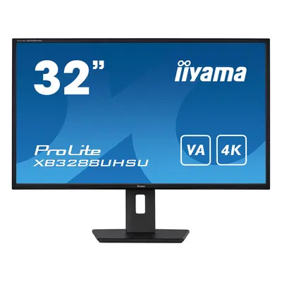 iiyama ProLite XB3288UHSU-B5 - LED monitor - 32" (31.5" viewable) - x 4K @ Hz - VA - cd/m - 3000