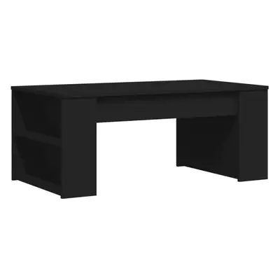 vidaXL Coffee Table Hallway Side End Table Sofa Table Black Engineered Wood