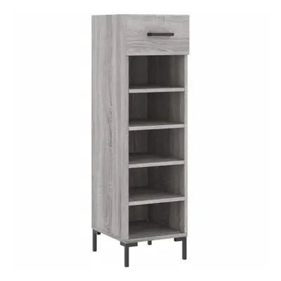 (grey sonoma) vidaXL Shoe Cabinet Shoe Storage Cupboard Shoe Rack Sonoma Oak Engineered Wood