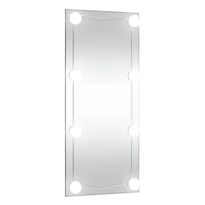 (50 x cm) vidaXL Wall Mirror Makeup Mirror Hanging Mirror Glass Rectangle Cosmetic Mirror