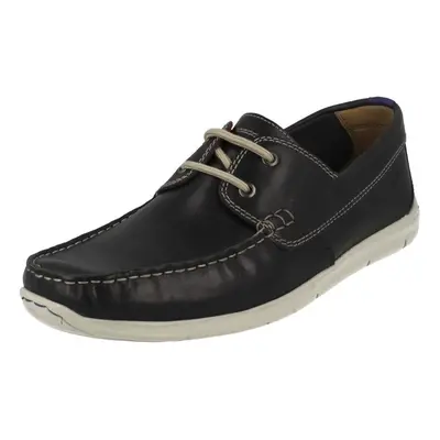 (UK 9, Navy (Blue)) Mens Clarks Casual Shoes Karlock Step - G Fit