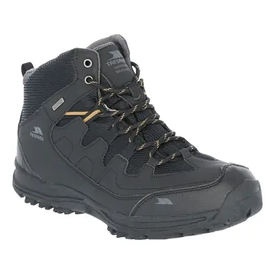 (8 UK, Black) Trespass Mens Finley Waterproof Walking Boots