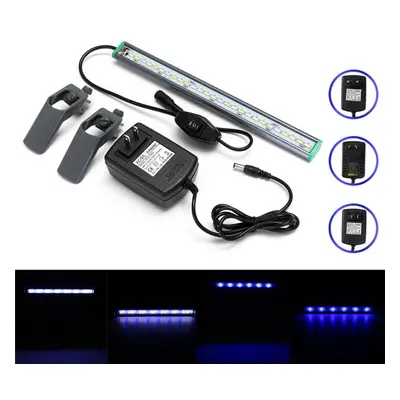 (AU Plug) 30cm LED Fish Tank Aquarium Light White Blue Lamp Clip on Waterproof Bar AC110-240V