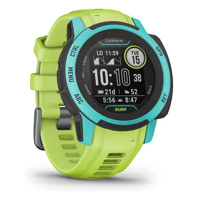 Garmin Instinct 2S - Surf Edition Rugged GPS Smartwatch, Waikiki