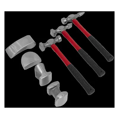 Panel Beating Set 7pc Drop-Forged Fibreglass Shafts