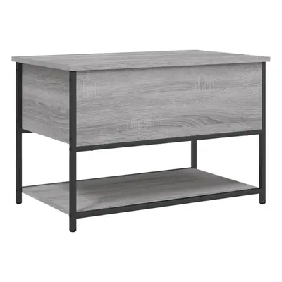 (grey sonoma, x 42.5 x cm) vidaXL Storage Bench Hallway Bench Storage Box Smoked Oak Engineered 