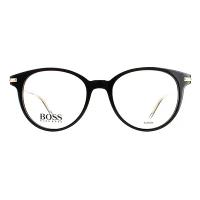 Hugo Boss Glasses Frames BOSS 2M2 Black Gold Men Women