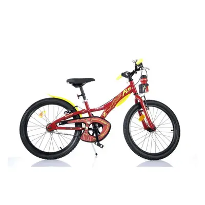 Dino Flash Kids 20" Wheel Bike - Red/Yellow