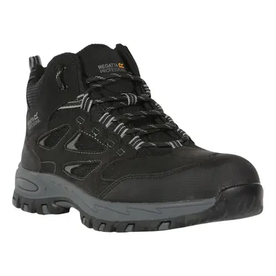 (12 UK, Black/Granite) Regatta Mens Mudstone Safety Boots