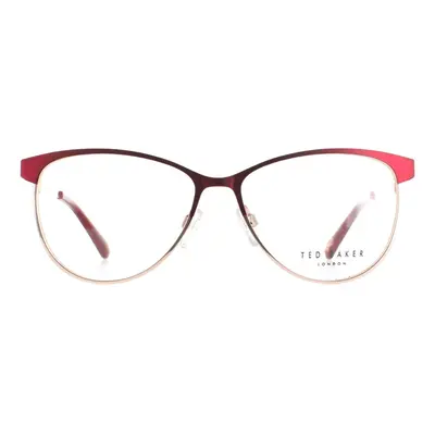 Ted Baker Glasses Frames TB2255 Aure Burgundy Women