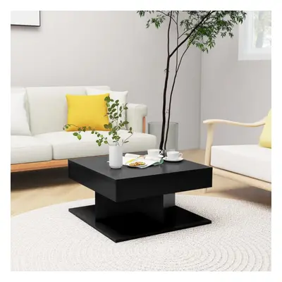 vidaXL Coffee Table Black Chipboard Home Living Room Couch End Sofa Table