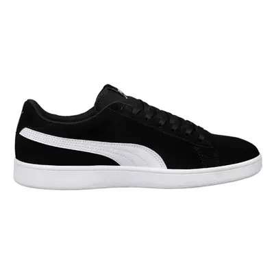 (Black/White, UK 9) Puma Mens Smash V2 Suede Trainers Sports Training Gym Shoes Sneakers