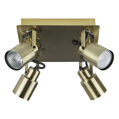 4 Light Spotlight BONTE Adjustable Metal Brass