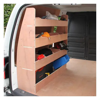 VW Caddy SWB Van Racking Plywood Tool Storage Van Shelves Ply Rack Shelving Unit