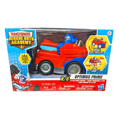 (Optimus Prime) Transformers 9' R/C Car Rescue Bots Academy Remote