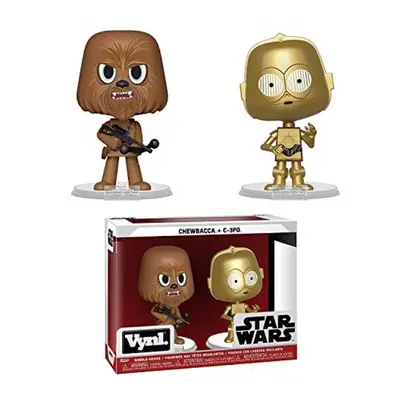 Funko Vynl Star Wars Chewbacca & C3PO Toy, Multicolor