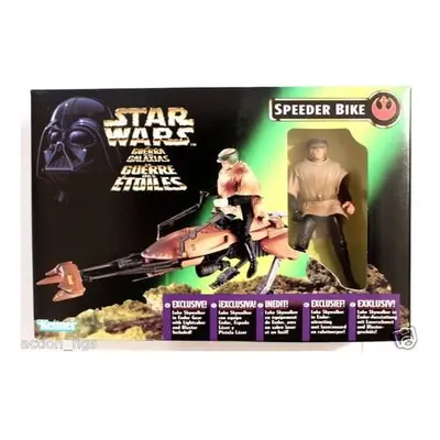 Star Wars Power of the Force POTF Speeder Bike with Luke in Endor Gear (EU)