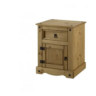 Corona Pot Cupboard Bedside Table Solid pine Bedroom Furniture