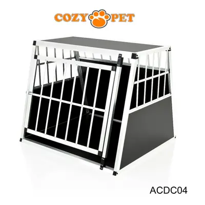 Aluminium Car Dog Cage Cozy Pet Travel Puppy Crate Transport ACDC04