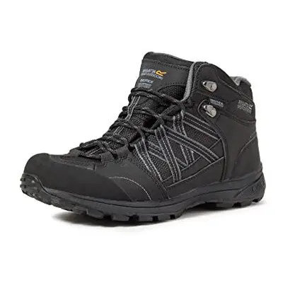 Regatta Men Samaris Mid II High Rise Hiking Boots, Black (Black/Granite 9v8), 9.5 UK (44 EU)