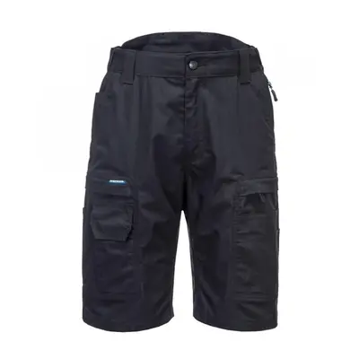 (38S, Black) Portwest Mens KX3 Ripstop Shorts