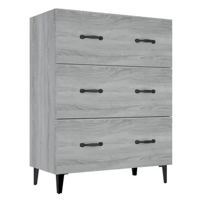 (grey sonoma) vidaXL Sideboard Engineered Wood Console Cabinet Home Organiser Multi Colours