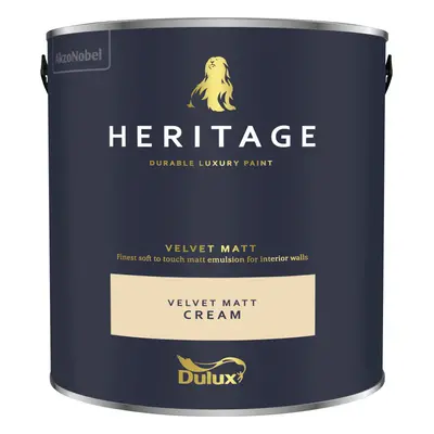 (Cream) Dulux Heritage Velvet Matt 125ml Tester Pot