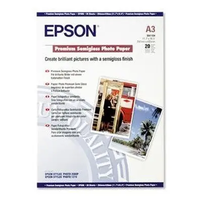 Epson Premium Semigloss Photo Paper, DIN A3, 251g/m2, Sheets photo paper