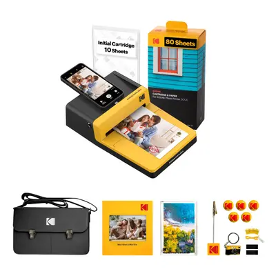 KODAK Dock ERA 4PASS Instant Photo Printer Accessory Bundle (4x6 inches), Initial Sheets + Sheet