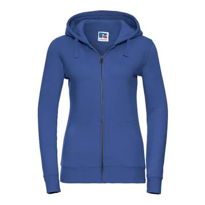 (S, Bright Royal Blue) Russell Womens/Ladies Authentic Full Zip Hoodie