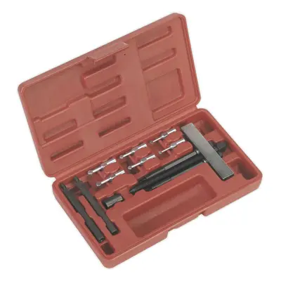 10 Piece Blind Bearing Removal Tool Kit - Ball-End Tips - Steel Components