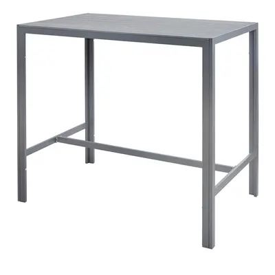 Grey Outdoor Bar Table