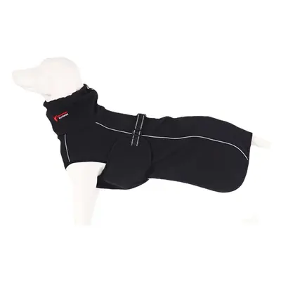 (Black, XL) Waterproof Dog Jacket Reflective Large Dog Clothes Coat Winter Warm Outdoor Suit