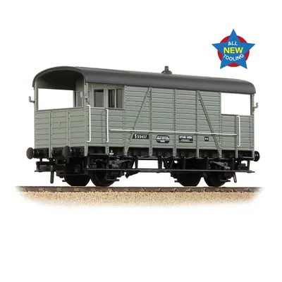 25t 'Dance Hall' Brake Van BR Early Grey