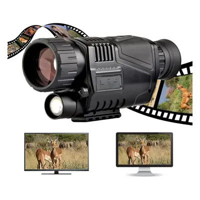 12MP Hunting Night Vision 5X 200M Infrared 32G TF Card Monocular Wildlife HD Digital Camera