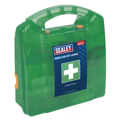 Large First Aid Kit - Durable Composite Case - Medical Emergency - BS8599-1