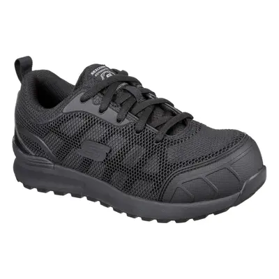 (6 UK, Black) Skechers Womens/Ladies Bulklin Ayak Safety Shoes