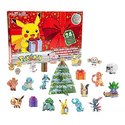 Pokemon Holiday Advent Calendar for Kids, Gift Pieces - Includes Toy Character Figures & Christm