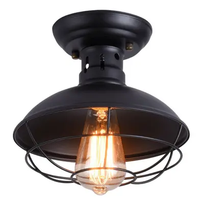 (Black) Industrial Pendant Light Vintage Ceiling Lamp Hanging Fixture Office/Home Without Bulb