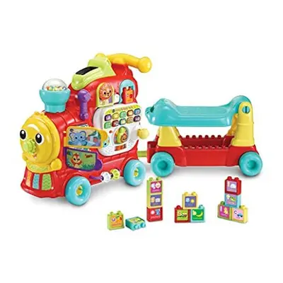 Baby 4-in-1 Alphabet Train, Baby Walker with Lights, Sounds and Songs, Educational Toys Teaches 