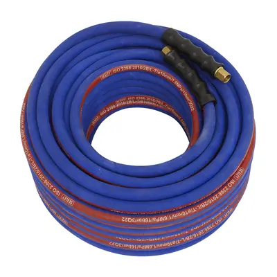 Air Hose 30m x 10mm with 1/4" BSP Unions Extra Heavy Duty