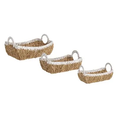 Set of Water Hyacinth Baskets Light CAMPHA