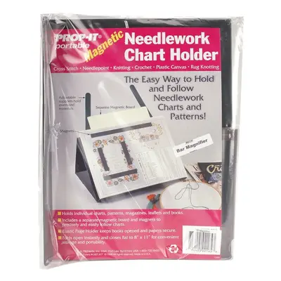 PROP-IT Magnetic Needlework Chart Holder W/Magnifier