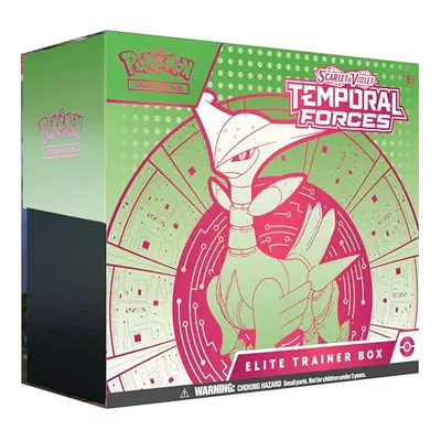 TCG: Scarlet & VioletâTemporal Forces Elite Trainer Box â Iron Leaves (1 Full-Art Iron Thorn